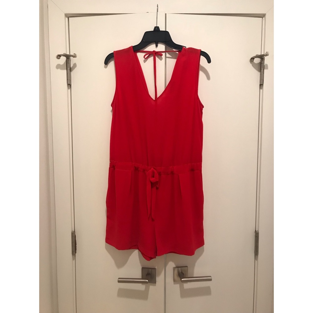 Bright Red Romper